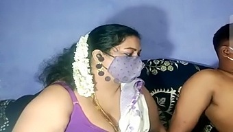 A Lustful Indian Female Husband Gives Blowjobs.