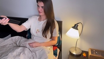 Step-Mom'S Masturbation Session Interrupted By Step-Son