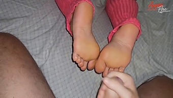 I Gave My Stepson A Footjob Until He Ejaculated On My Feet