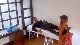 A Client Receives A Massage And Facial, Leading To Sexual Activity With The Therapist