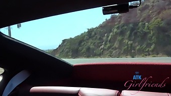 Summer Vixen'S Passionate Oral Skills And Humorous Car Ride During Beach Date Pov