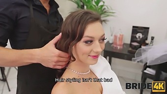 European Babe Gets Wild In A High-Definition Hairdresser Threesome