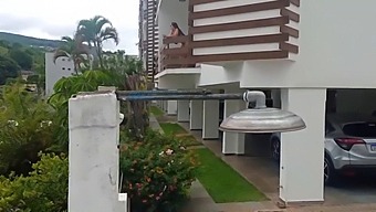 A Married Woman Engages In Sexual Activity With Her 18-Year-Old Neighbor Unaware And Climaxes Swiftly
