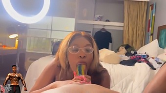 Double Blowjob Action As Mature Women Compete For Their Boyfriends' Approval
