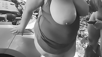 Cougar Mom Seduces Young Man In Car For Amateur Sex