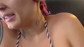 Sweaty And Slippery: White Girl'S Intense Workout And Salty Orgasm Near Copacabana