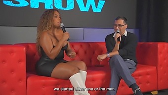 Carla Morelli Has A Big Black Ass And She Gets Two Cocks In Juan Bustos’ Show.