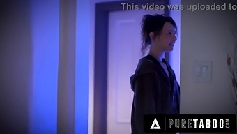 A Mormon Virgin, Liz Jordan, Is Coaxed Into Risky Anal By Her Bff And Stepbro In A Taboo Scenario.